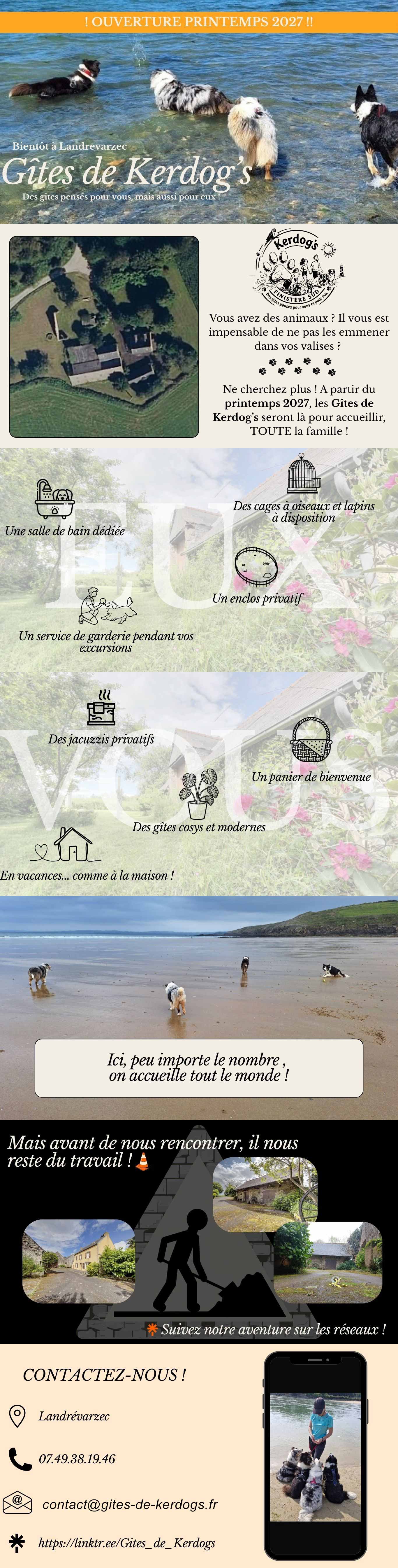 Nous sommes encore en travaux et ouvriront en 2027